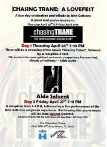 CHASING TRANE: A LOVEFEST  A Screening of the Movie Followed by reception & Talk @ The Hampton House | Miami | Florida | United States