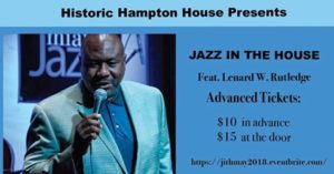 Jazz In The House Feat. LeNard W. Rutledge @ Hampton House | Miami | Florida | United States