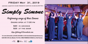 Simply Simone - Performing songs of Nina Simone @ Historic Hampton House